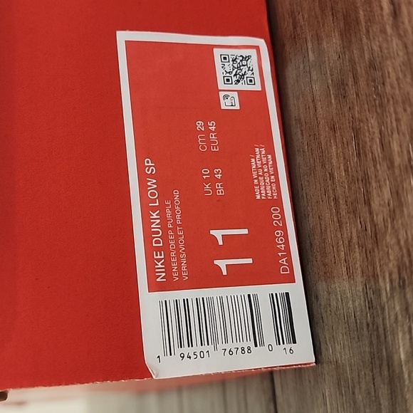 Nike Dunk Low SP - Veneer/Deep Purple - NEW IN BOX - men's sz. 11 - Picture 3 of 14